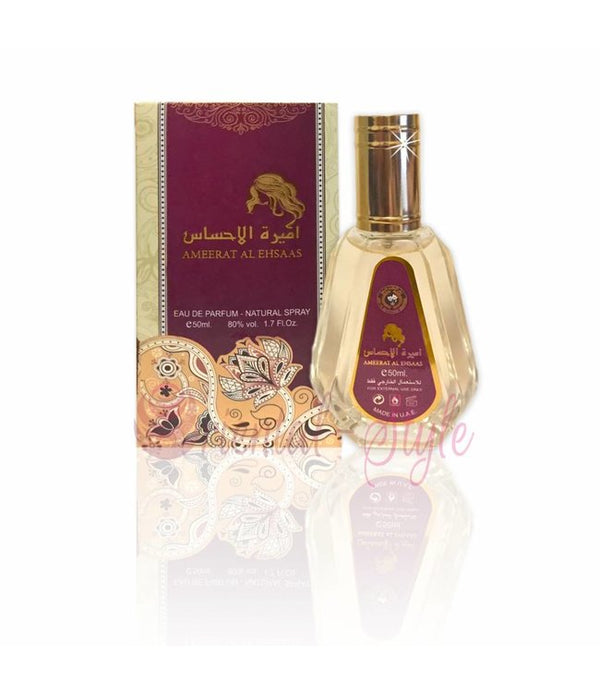 Ameerat Al Ehsas -  Eau De Parfum - 50ml Spray by Ard Al Zaafaran - Al-Rashad Inc
