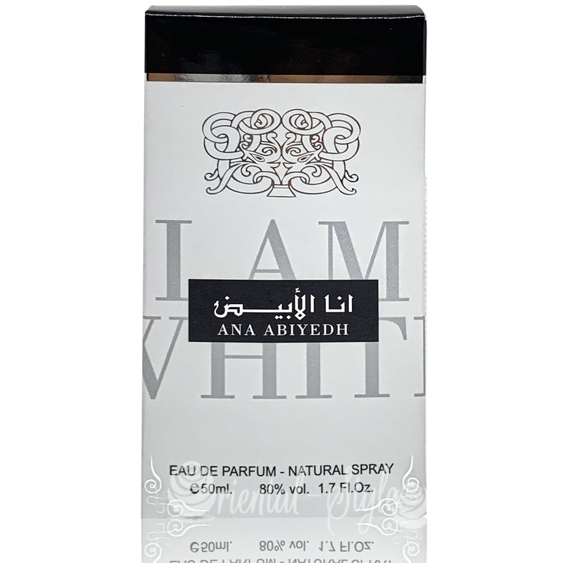 Box of Ana Abiyedh (I am White) - Eau De Parfum - 50ml Spray by Ard Al Zaafaran