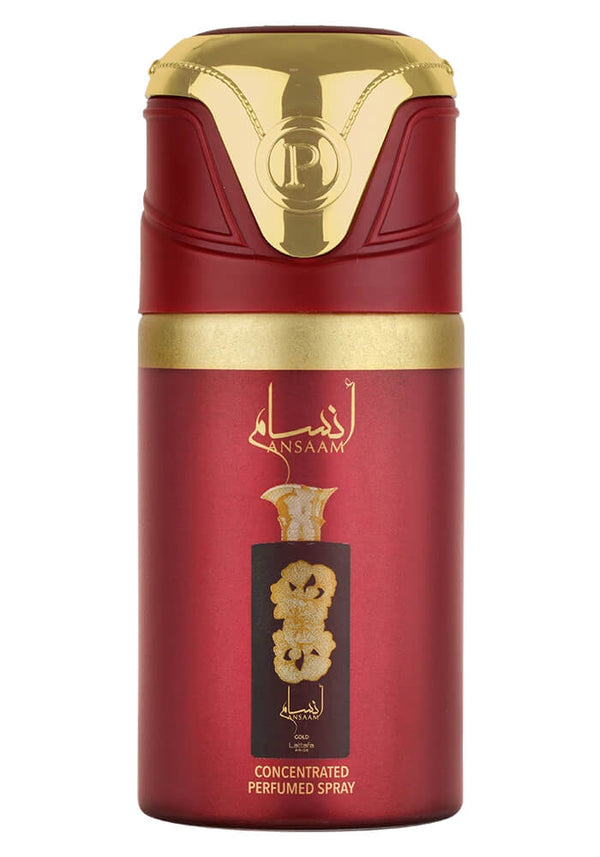  Ansaam Gold - Concentrated Perfumed Deodorant Spray (250 ml/9 fl.oz) by Lattafa Pride