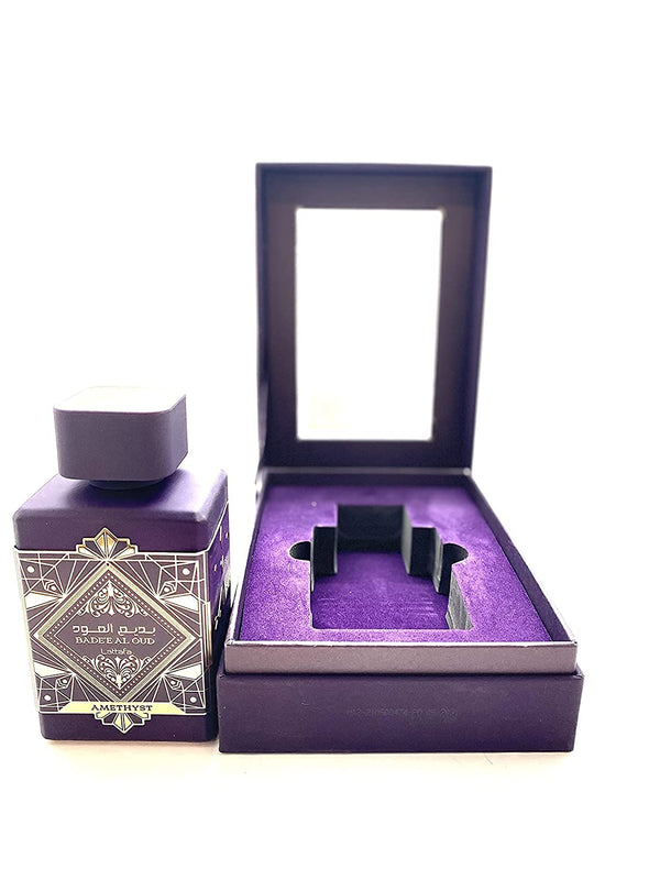 Badee Al Oud Amethyst - Eau De Parfum Spray (100 ml - 3.4Fl oz) by  Lattafa - Al-Rashad Inc