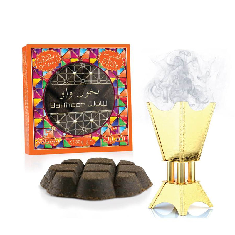 Bakhoor Wow Incense (Box of 12 x 30gm) by Nabeel