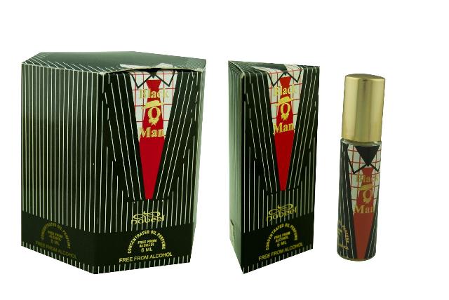 Black O Man - Box 6 x 6ml Roll-on Perfume Oil by Nabeel