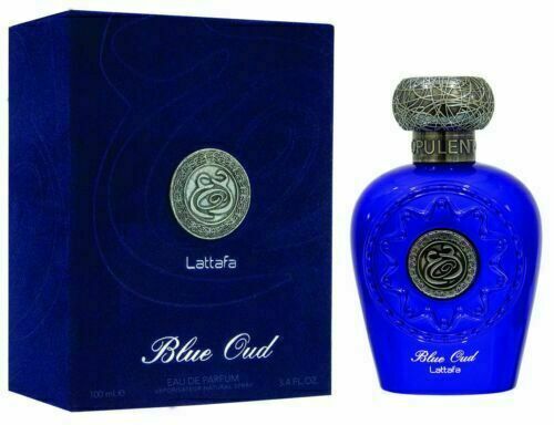 Blue Oud- Eau De Parfum Spray (100 ml - 3.4Fl oz) by Lattafa