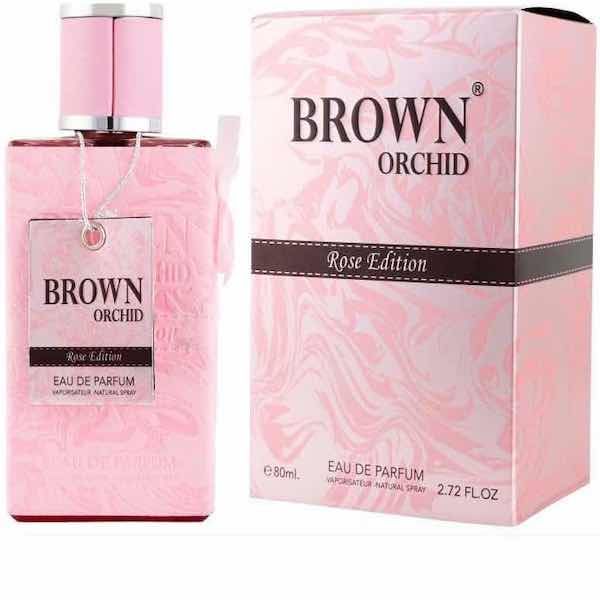 Brown Orchid - ROSE Edition -  Eau De Parfum - 80ml  by Fragrance World - Al-Rashad Inc