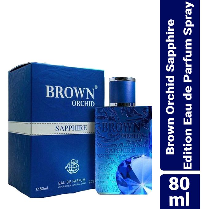 Brown Orchid - Sapphire Edition -  Eau De Parfum - 80ml by Fragrance World - Al-Rashad Inc