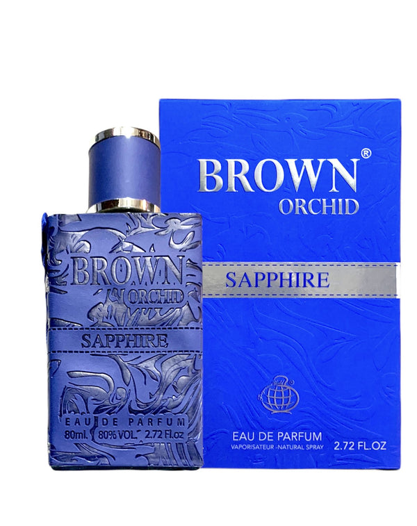 Brown Orchid - Sapphire Edition -  Eau De Parfum - 80ml by Fragrance World - Al-Rashad Inc