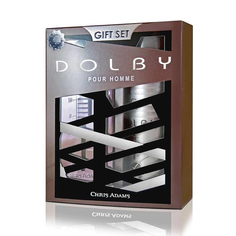 Dolby Man Gift Set -  Natural Spray- 100ml (3.3 fl oz) by Chris Adams - Al-Rashad Inc