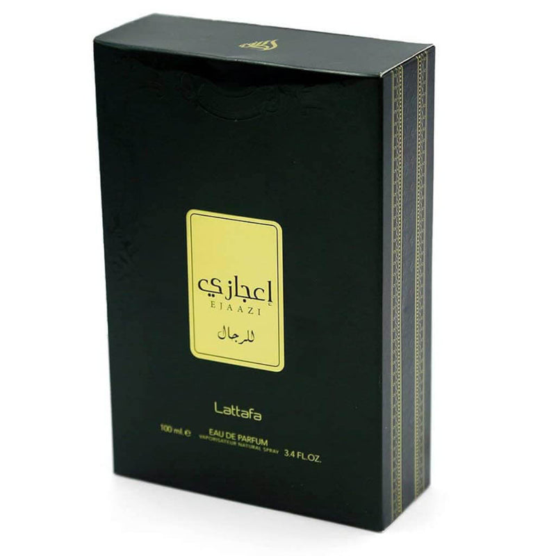 Box of Ejaazi - Eau De Parfum Spray (100 ml - 3.4Fl oz) by Lattafa