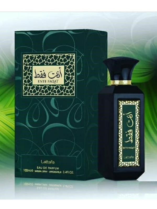 Ente Faqat - Eau De Parfum Spray (100 ml - 3.4Fl oz) by Lattafa - Al-Rashad Inc
