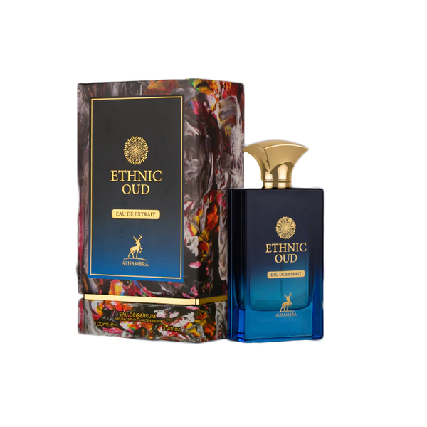 Ethnic Oud - Eau De Parfum Spray (100 ml - 3.4Fl oz) by Maison Alhambra (Lattafa) - Al-Rashad Inc