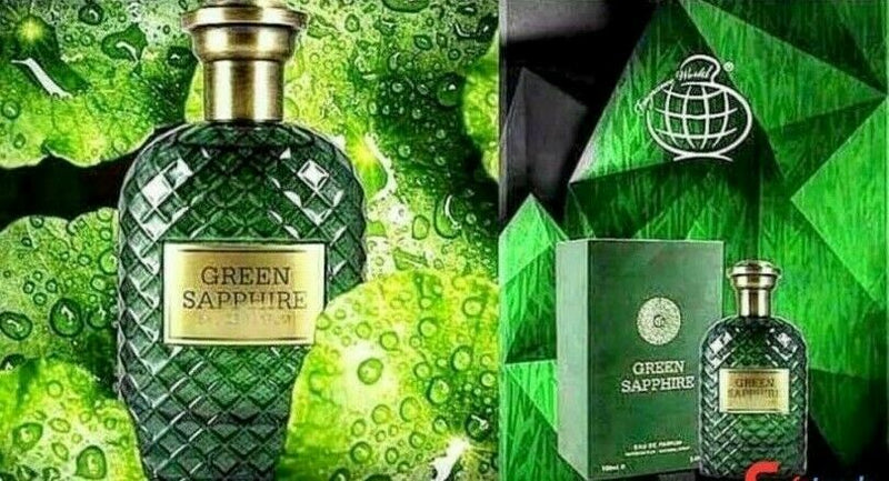 Green Sapphire -  Eau De Parfum - 80ml by Fragrance World - Al-Rashad Inc