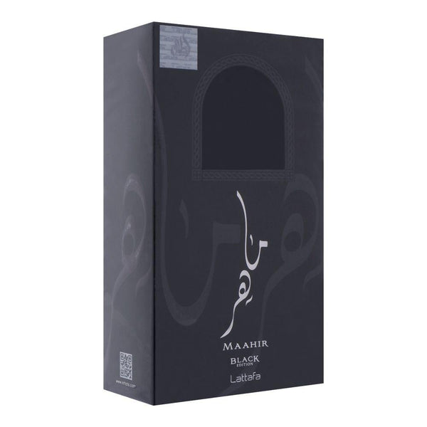 Maahir Black - Eau De Parfum Spray (100 ml - 3.4Fl oz) by  Lattafa - Al-Rashad Inc