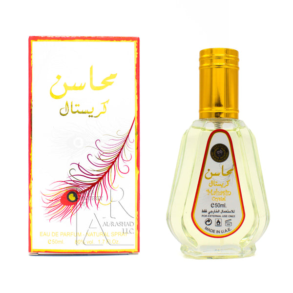 Mahasin Crystal - Eau De Parfum - 50ml Spray by Ard Al Zaafaran