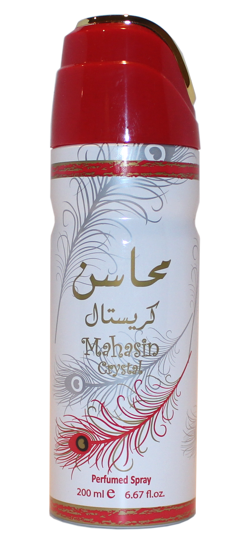 Mahasin Crystal - Deodorant Perfumed Spray (200 ml/6.67 fl.oz) by Lattafa