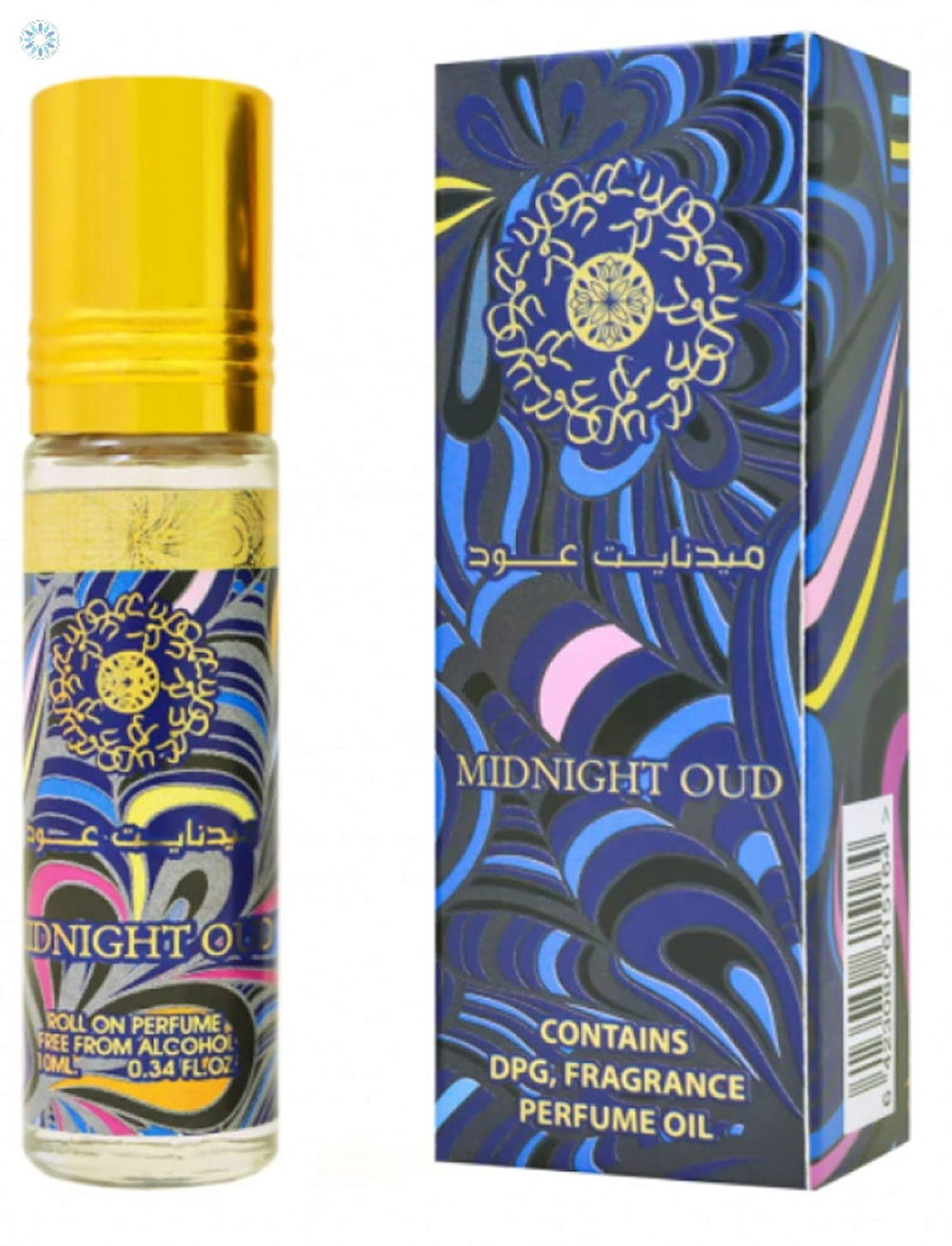 Al Zaafaran Midnight Metal Cologne Midnight Oud 10 Ml Oz) Perfume