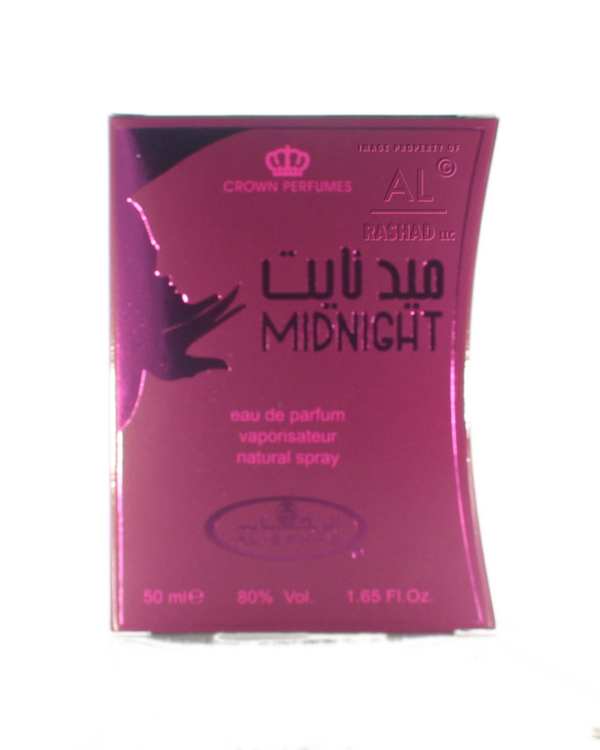 Midnight - Eau De Parfum Natural Spray by (50ml/1.65 Fl. oz.) Al-Rehab