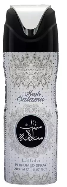 Musk Salama - Deodorant Perfumed Spray (200 ml/6.67 fl.oz) by Lattafa - Al-Rashad Inc