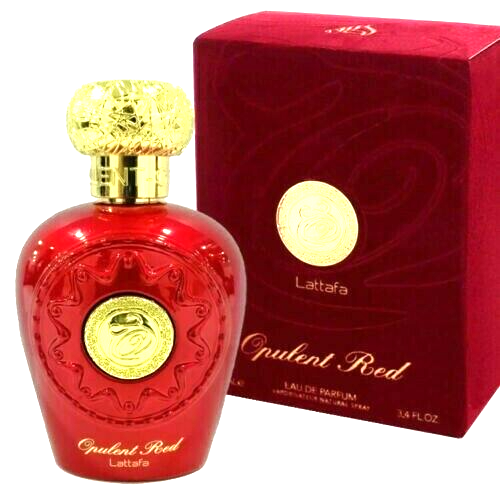 Opulent Red - Eau De Parfum Spray (100 ml - 3.4Fl oz) by Lattafa - Al-Rashad Inc