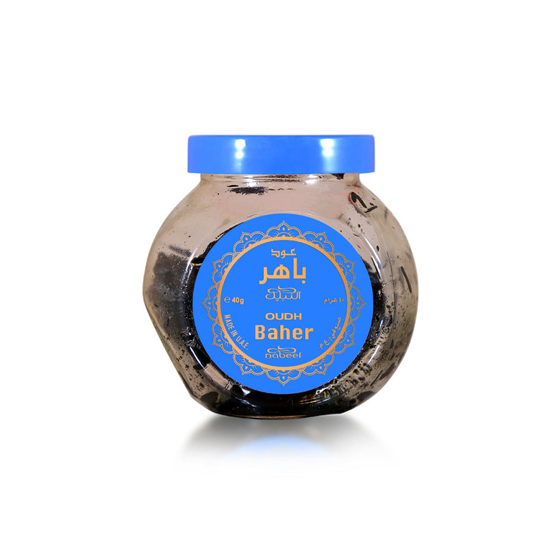 Oudh Baher Incense - (40gms Woodchips) by Nabeel - Al-Rashad Inc