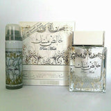 Pure (Khalis) Musk with Deo - Eau De Parfum Spray (100 ml - 3.4Fl oz) by Lattafa - Al-Rashad Inc