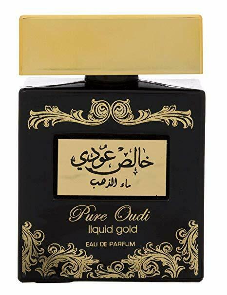 Pure Oudi Liquid Gold - Eau De Parfum Spray (100 ml - 3.4Fl oz) by Lattafa