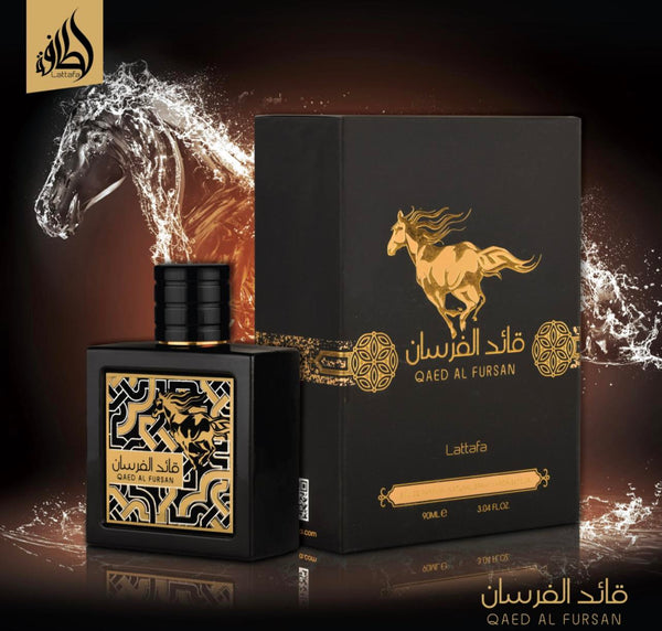 Qaed Al Fursan - Eau De Parfum Spray (90 ml - 3.04Fl oz) by Lattafa - Al-Rashad Inc