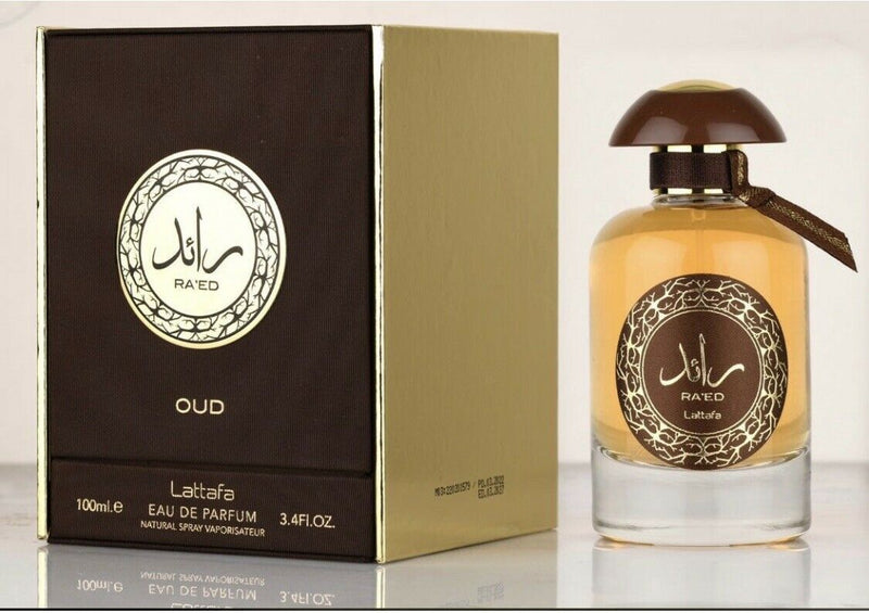 Ra'ed Oud  - Eau De Parfum Spray (100 ml - 3.4Fl oz) by Lattafa - Al-Rashad Inc