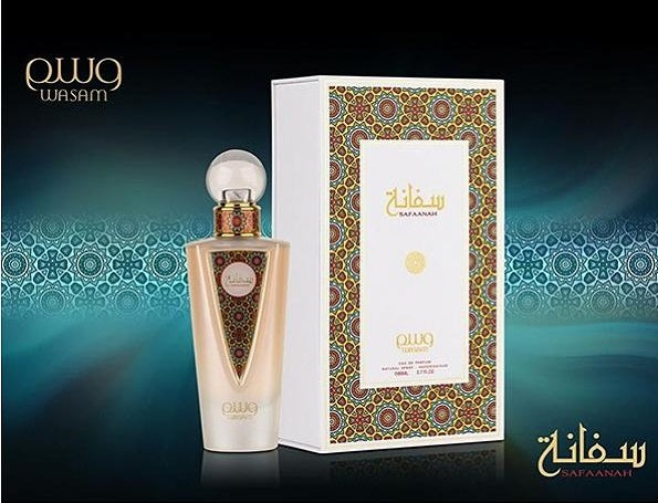 Safaanah - Eau De Parfum Spray (100 ml - 3.4Fl oz) by Al Wasam (Lattafa) - Al-Rashad Inc