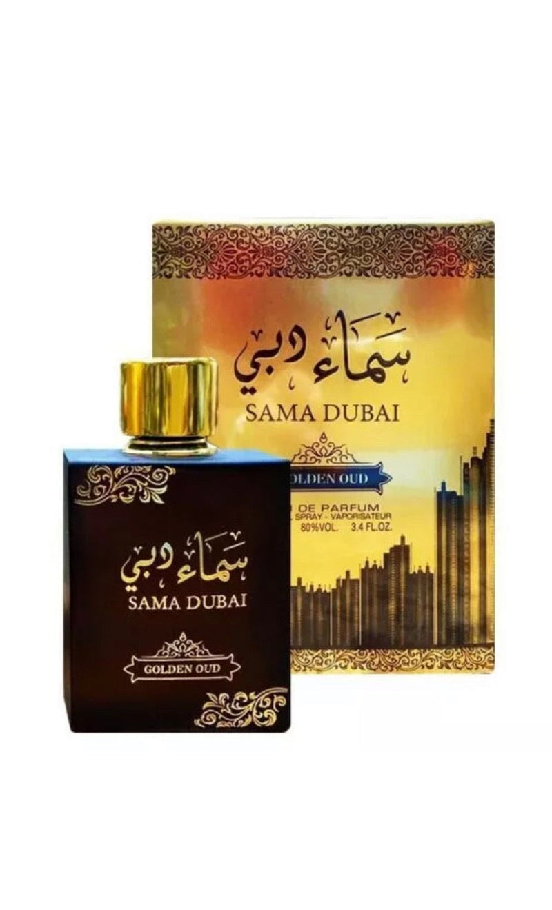 Sama Dubai Gold Oud -  Eau De Parfum - 100ml Spray by Suroori (Lattafa) - Al-Rashad Inc