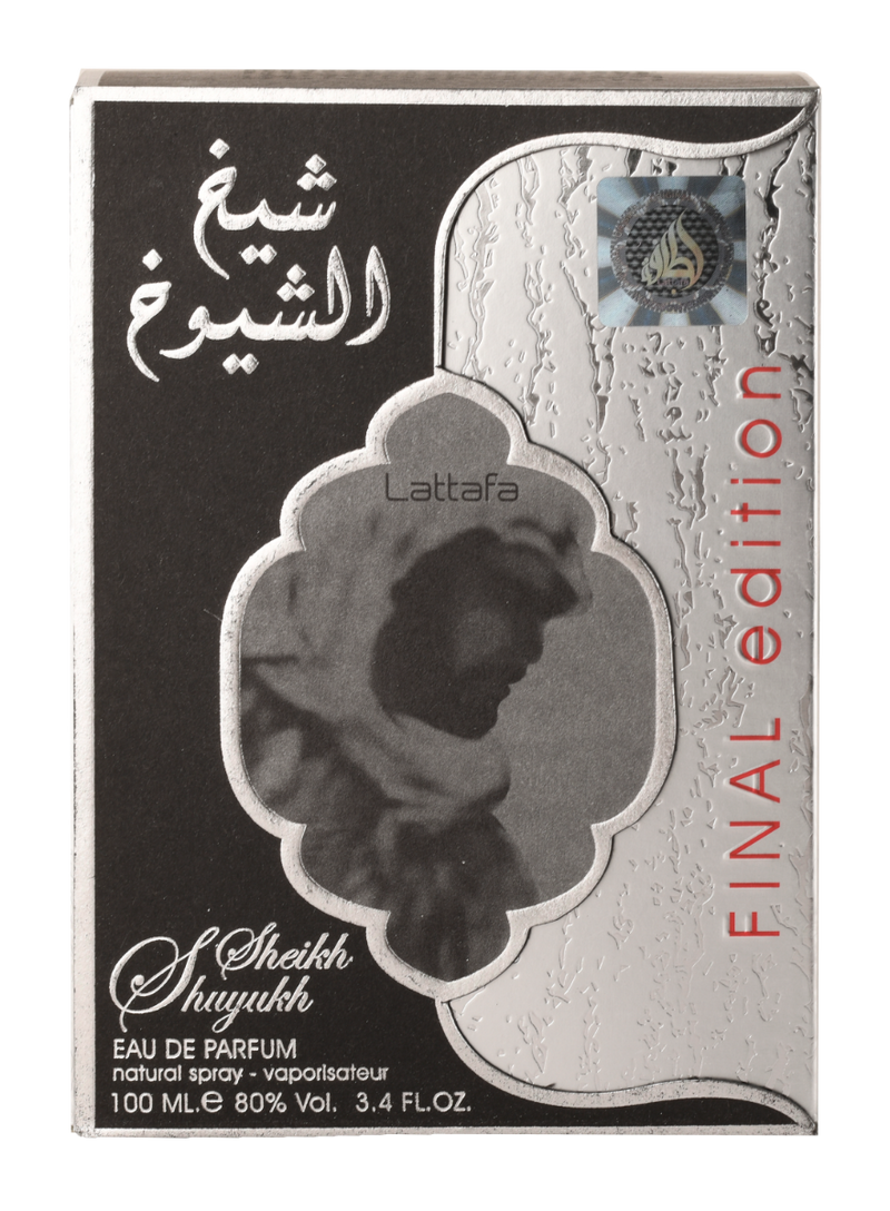 Sheikh Al Shuyukh Final Edition - Eau De Parfum Spray (100 ml - 3.4Fl oz) by Lattafa - Al-Rashad Inc