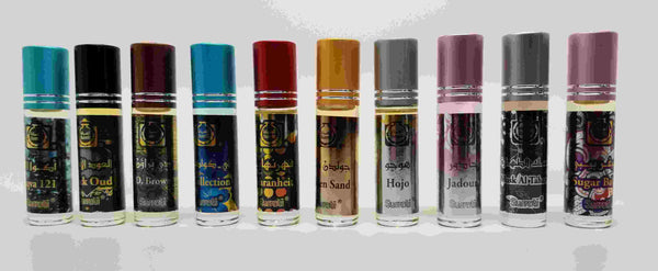 Set of 15  (Fifteen) 6ml Roll-on  Perfume Oil by Surrati